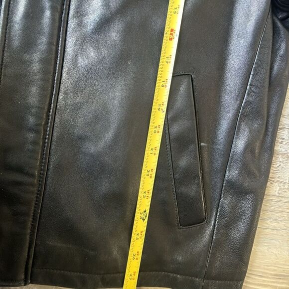 Jos. A. Bank  Black Leather Men's Jacket - Picture 8 of 9